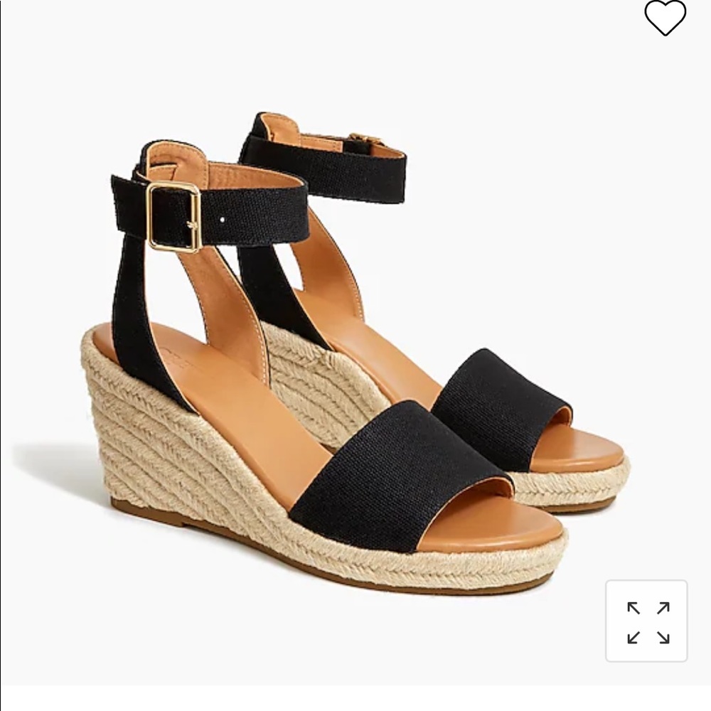 j. crew wedge sandals.